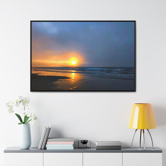 Sunset Gallery Canvas Wraps In Horizontal Frame